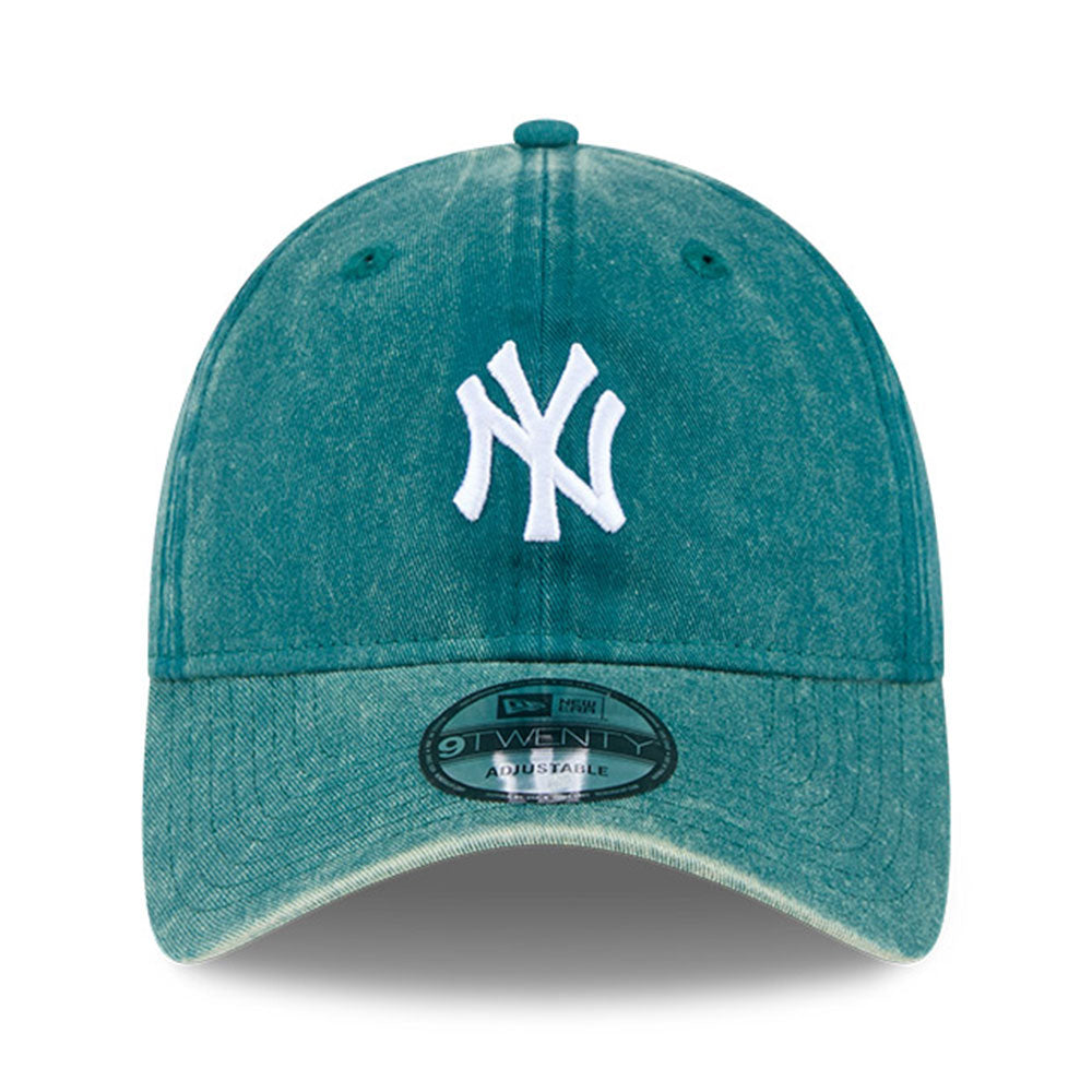 New Era New York Yankees Q425 Snow Wash Teal 9TWENTY Adjustable Cap