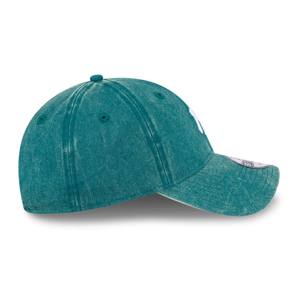 New Era New York Yankees Q425 Snow Wash Teal 9TWENTY Adjustable Cap