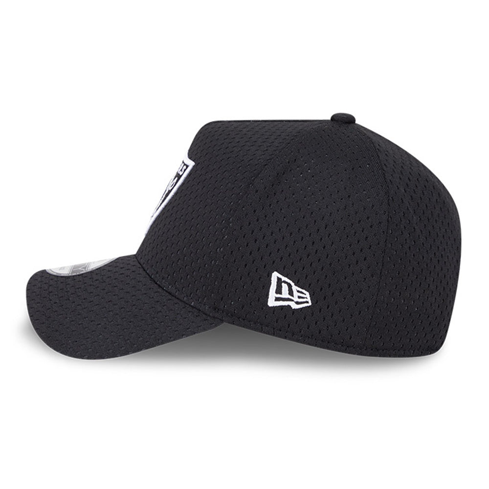 New Era Las Vegas Raiders Basketball Mesh Q425 9FORTY A-Frame Adjustable Cap