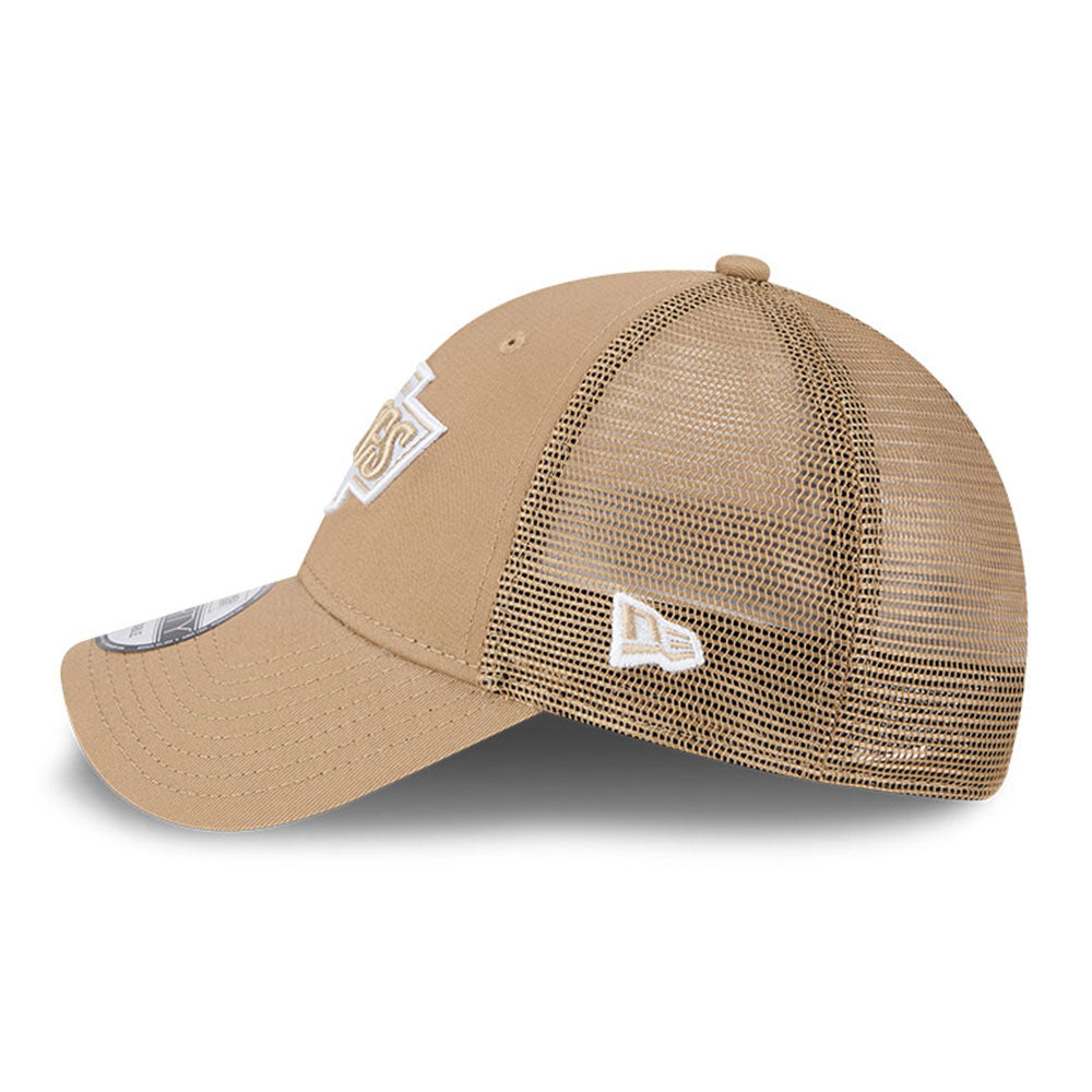New Era Los Angeles Kings Khaki Classic 9FORTY Trucker Adjustable Cap