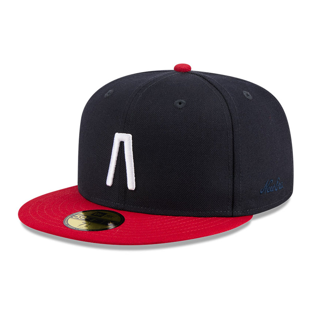 New Era x Fear of God Atlanta 2025 Navy Red 59FIFTY Fitted Cap (ONLINE EXCLUSIVE) (Limited Exclusive)