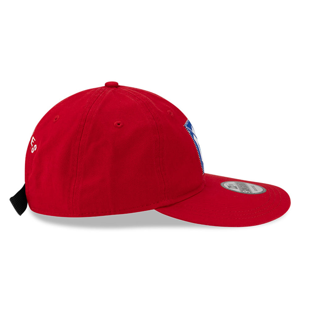 New Era x Ralph Lauren New York Yankees Red 9FORTY Long Bill Adjustable Cap (ONLINE EXCLUSIVE)
