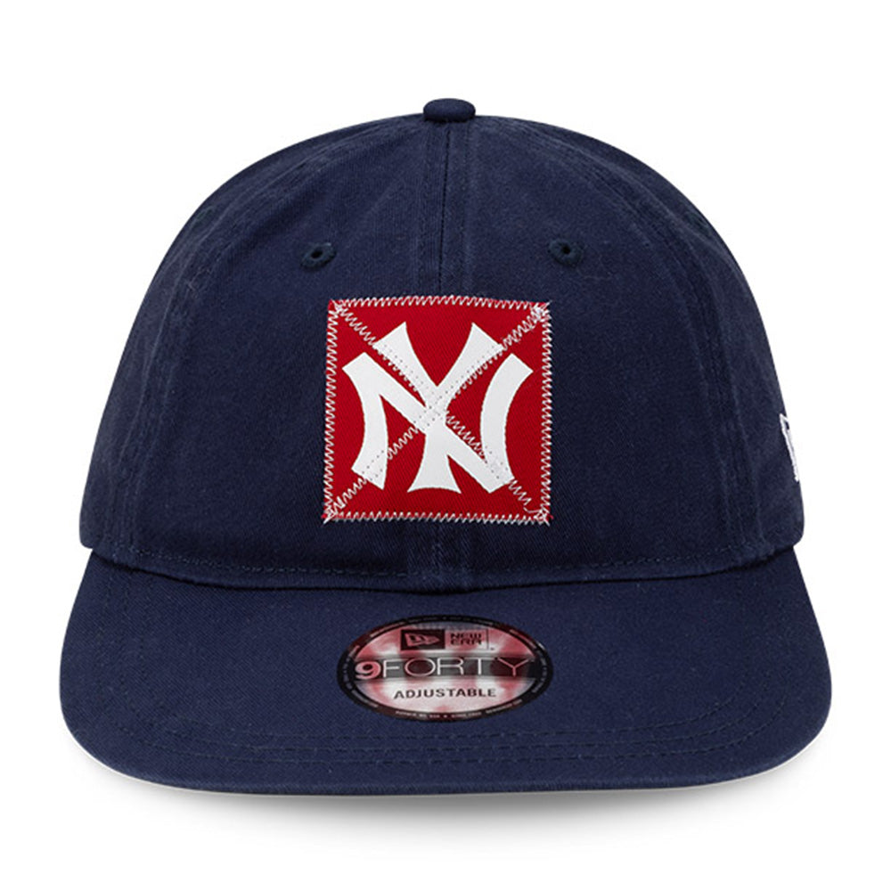 New Era x Ralph Lauren New York Yankees Navy 9FORTY Long Bill Adjustable Cap (ONLINE EXCLUSIVE)