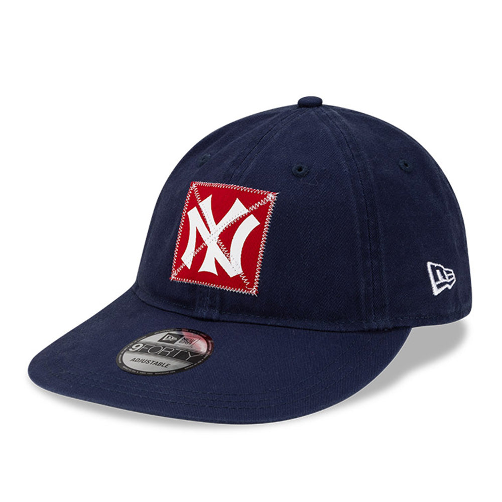 New Era x Ralph Lauren New York Yankees Navy 9FORTY Long Bill Adjustable Cap (ONLINE EXCLUSIVE)
