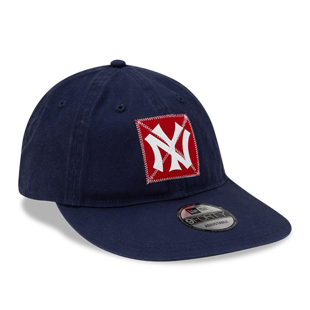 New Era x Ralph Lauren New York Yankees Navy 9FORTY Long Bill Adjustable Cap (ONLINE EXCLUSIVE)
