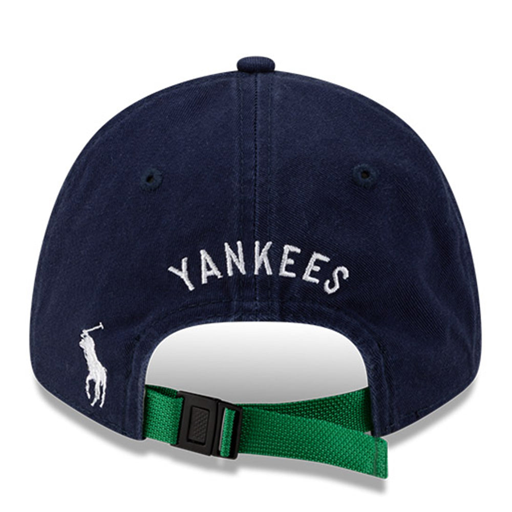 New Era x Ralph Lauren New York Yankees Navy 9FORTY Long Bill Adjustable Cap (ONLINE EXCLUSIVE)