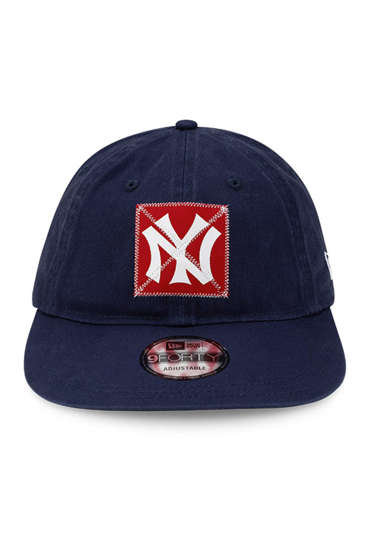 New Era x Ralph Lauren New York Yankees Navy 9FORTY Long Bill Adjustable Cap (ONLINE EXCLUSIVE)
