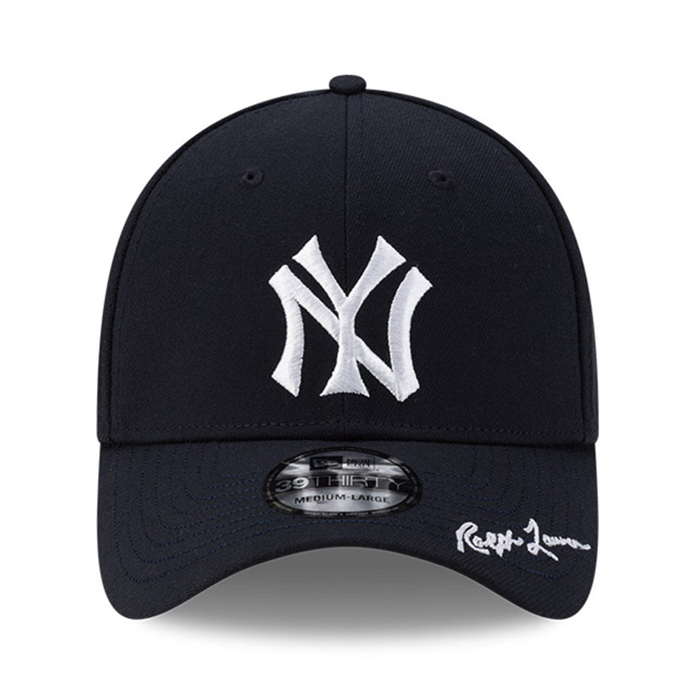 New Era x Ralph Lauren New York Yankees Navy 39THIRTY Stretch Adjustable Cap