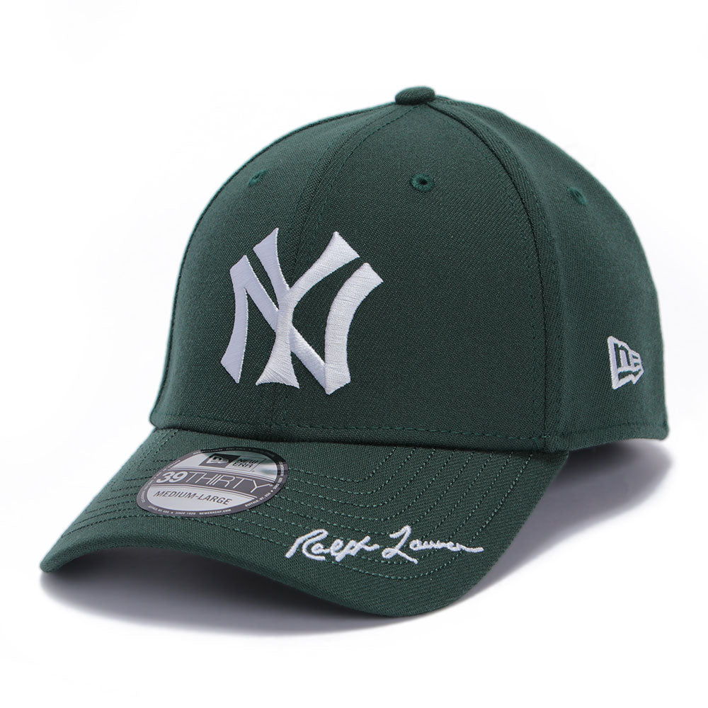 New Era x Ralph Lauren New York Yankees Green 39THIRTY Stretch Adjustable Cap (LIMITED AND EXCLUSIVE)