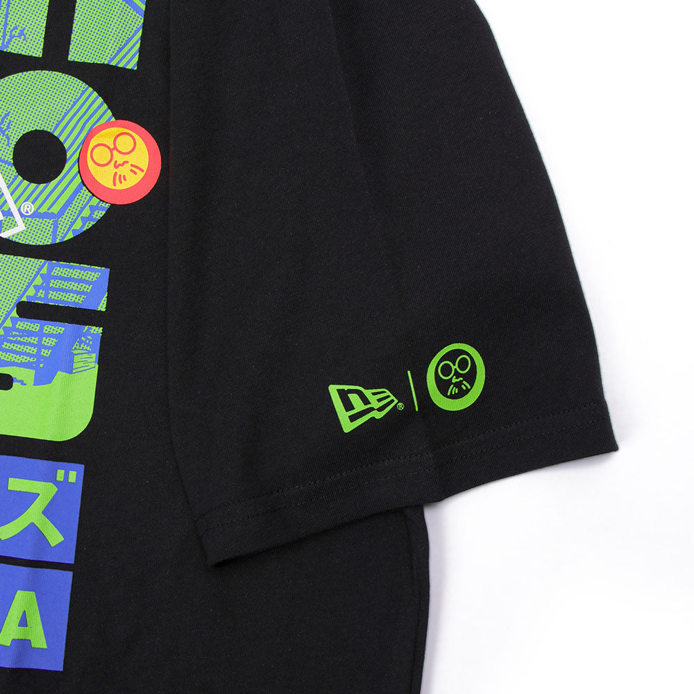New Era x Sakomoto Days Black Oversized Short Sleeve T-Shirt