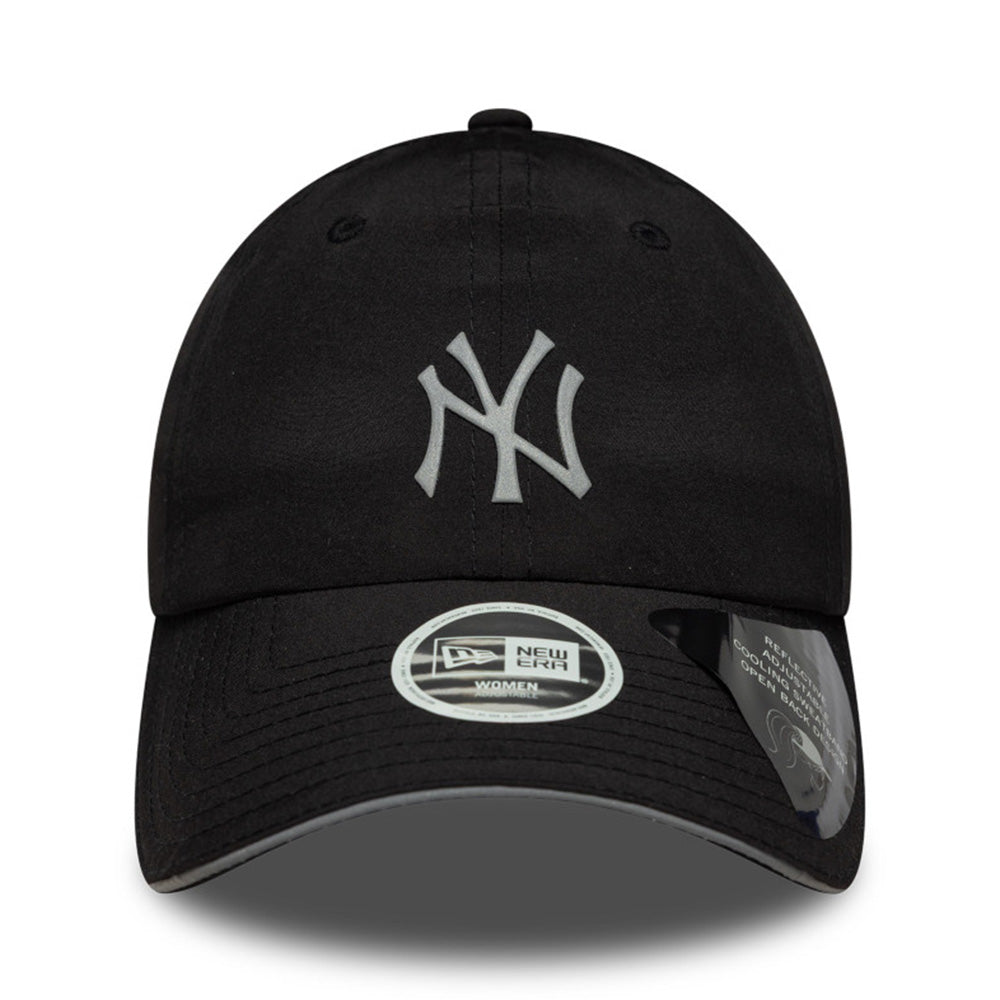 New Era New York Yankees Black Womens Open Back Adjustable Cap