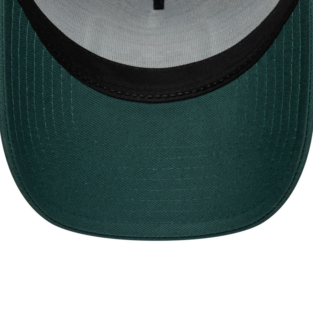 New Era NE Patch Suede Pine Needle Green 9FORTY E-Frame Adjustable Cap