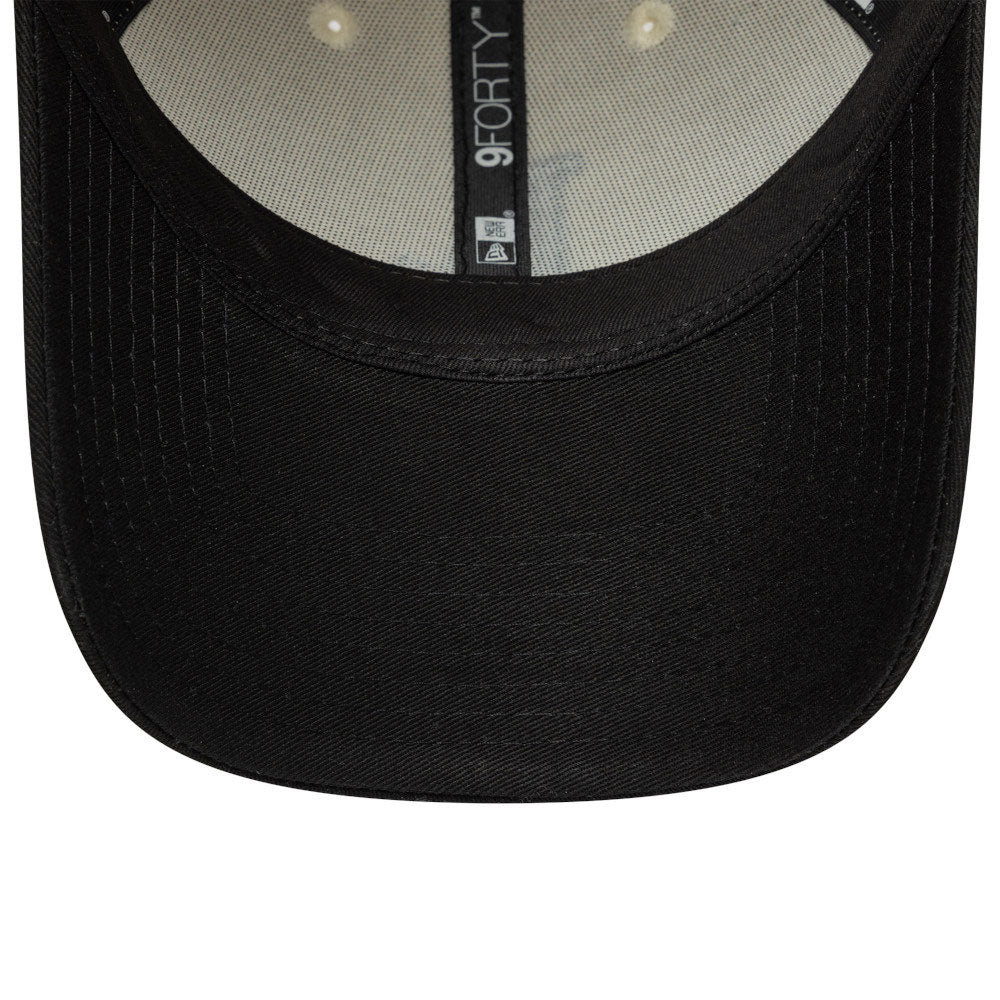 New Era Los Angeles Dodgers Color Block Light Cream Black 9FORTY Adjustable Cap