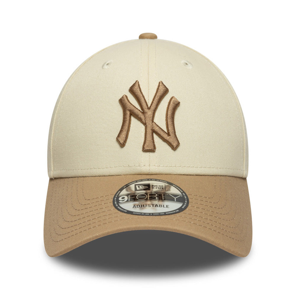 New Era New York Yankees Color Black Light Cream Camel 9FORTY Adjustable Cap