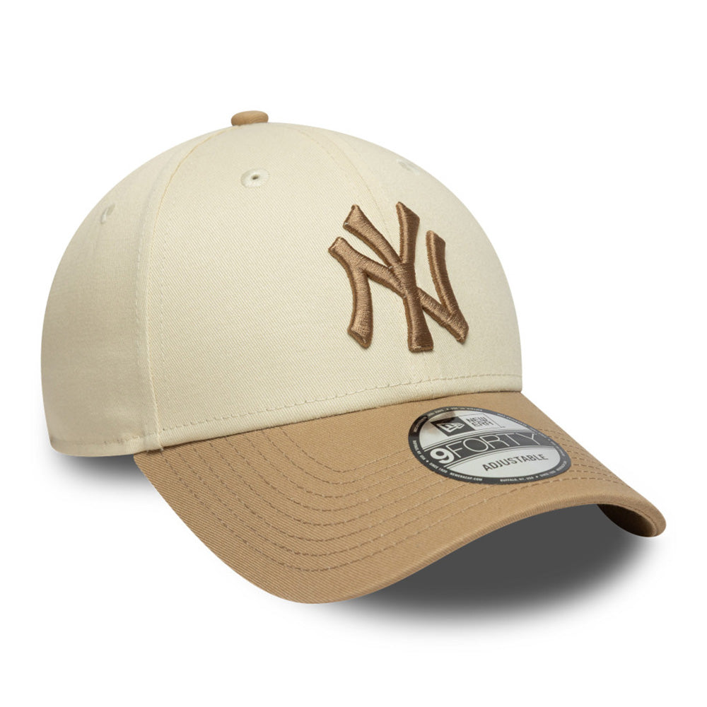 New Era New York Yankees Color Black Light Cream Camel 9FORTY Adjustable Cap