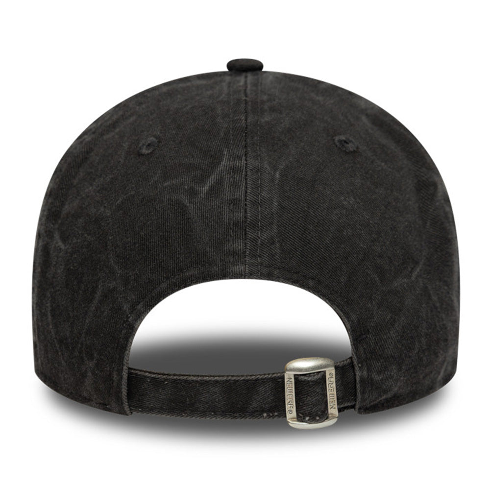 New Era Script Pigment Wash Black 9TWENTY Adjustable Cap