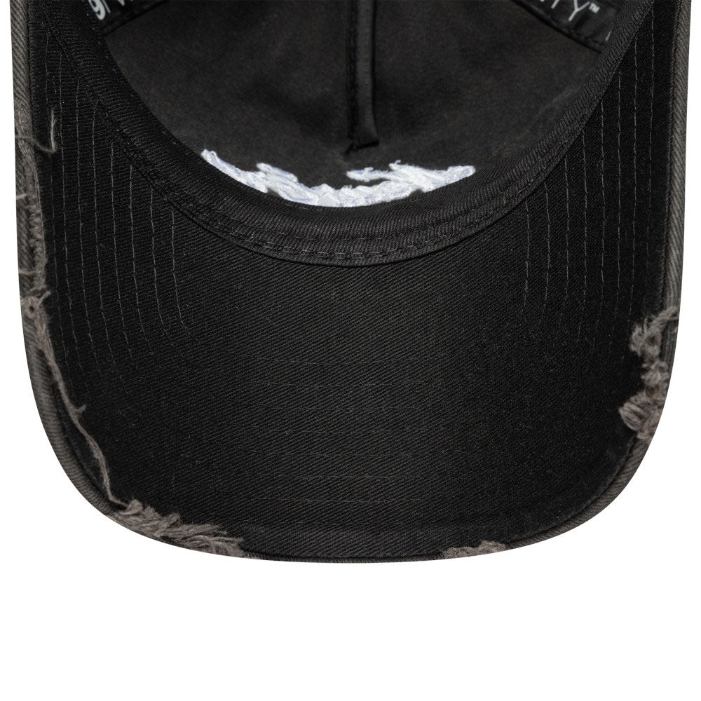 New Era Script Pigment Wash Black 9TWENTY Adjustable Cap