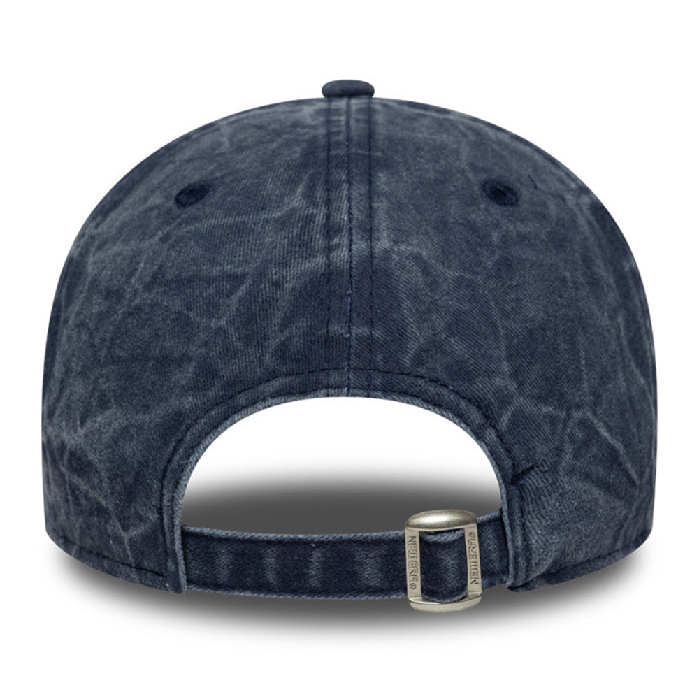 New Era Script Pigment Wash Navy 9TWENTY Adjustable Cap