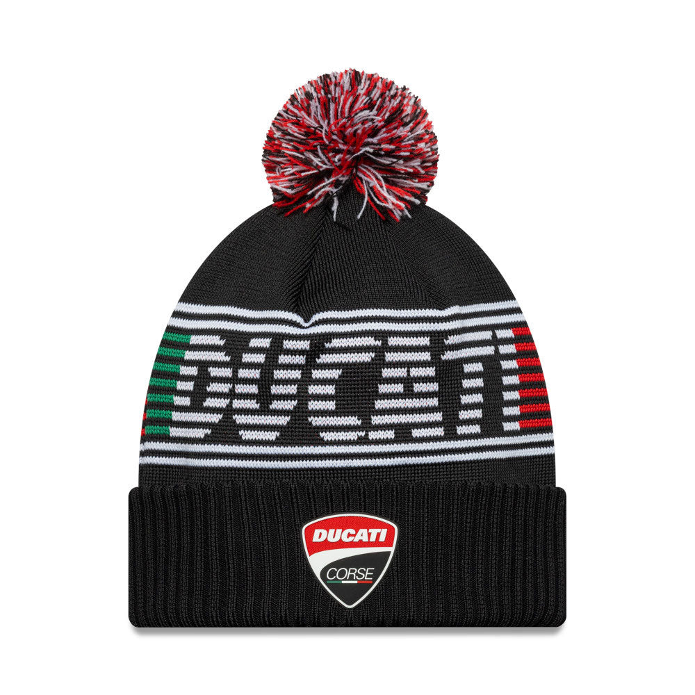Ducati Motorsport SP26 Black Knit Beanie