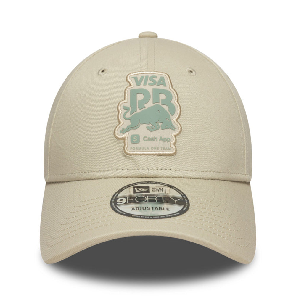 New Era Visa Cash App Racing Bulls SP26 Light Beige Seasonal 9FORTY Adjustable Cap