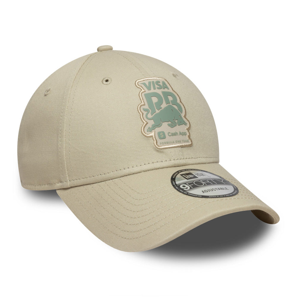 New Era Visa Cash App Racing Bulls SP26 Light Beige Seasonal 9FORTY Adjustable Cap