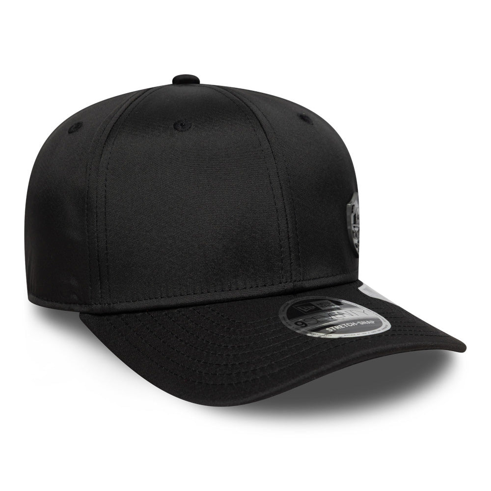 AS Roma Football Club Flawless Pin SP26 Black 9SEVENTY Stretch Snapback Cap