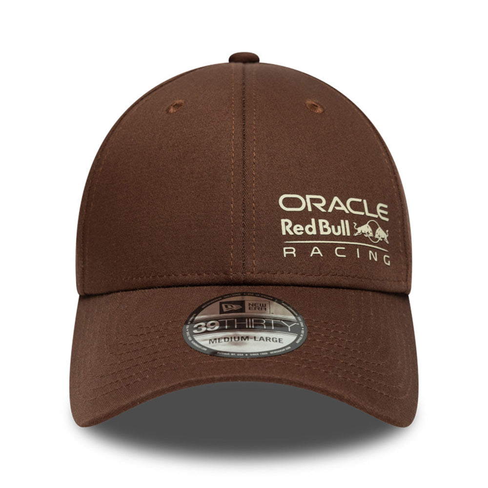 New Era Oracle Red Bull Racing SP26 Brown Seasonal 39THIRTY Stretch Adjustable Cap