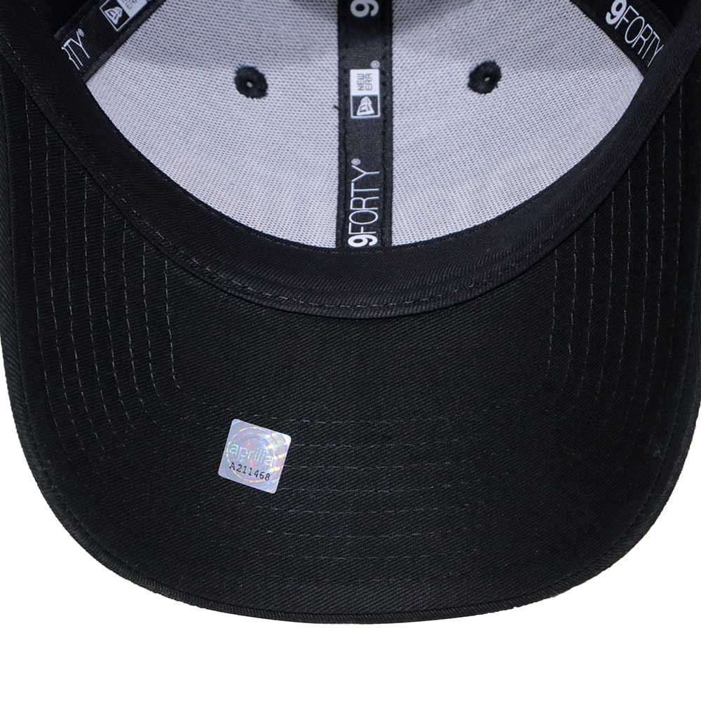 New Era Aprilia Piaggio Wordmark Black 9FORTY Adjustable Cap