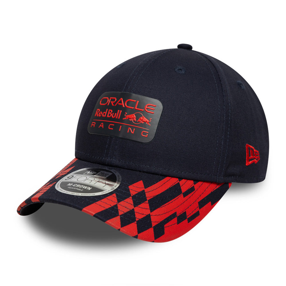 New Era Oracle Red Bull Racing SP26 Dark Blue Visor Print 9FORTY M-Crown Adjustable Cap
