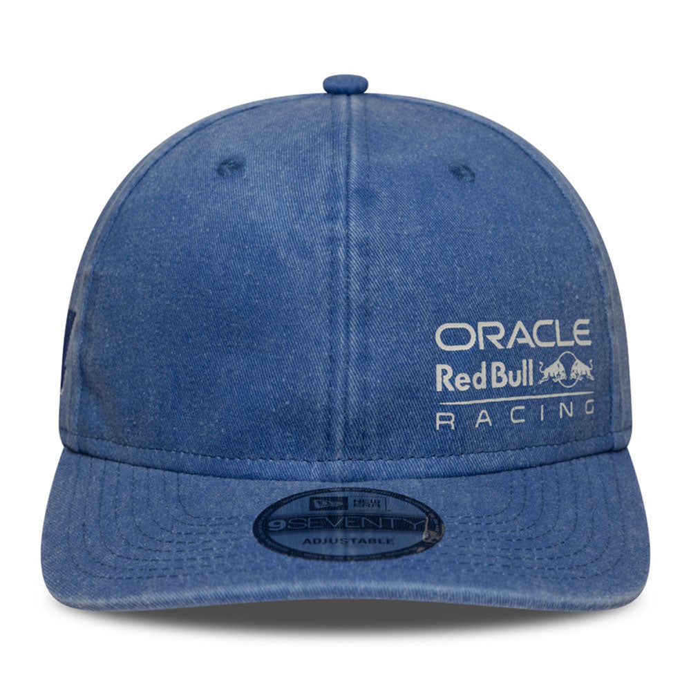 New Era Oracle Red Bull Racing SP26 Medium Blue Washed 9SEVENTY Stretch Snapback Cap