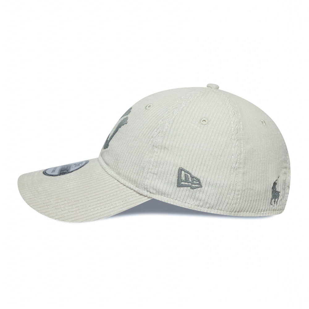 New Era New York Yankees x Ralph Lauren Beige 9FORTY Long Brim Adjustable Cap (LIMITED and EXCLUSIVE)