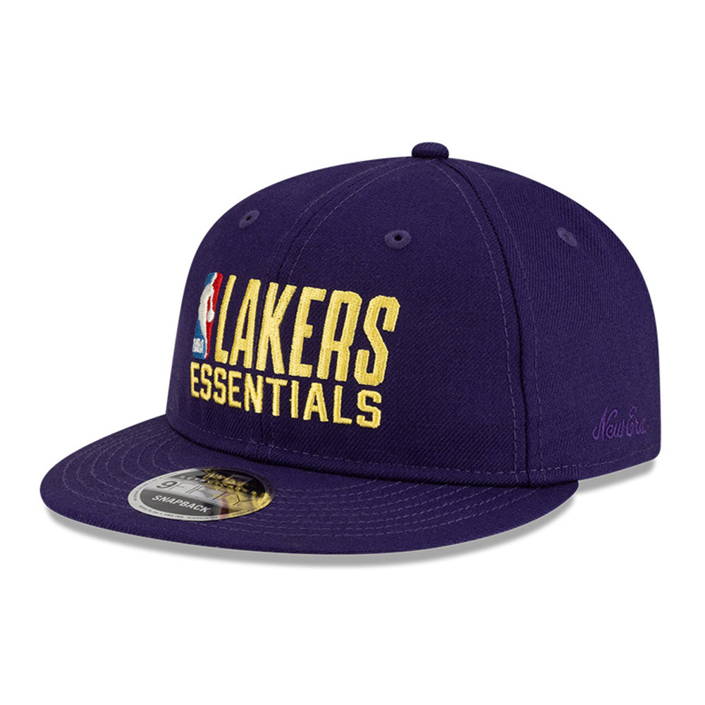 Fear of God x NBA Los Angeles Lakers Blue 9FIFTY Retro Crown Snapback Cap