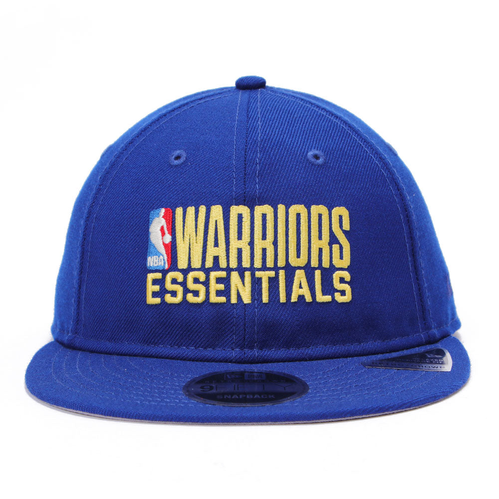 Fear of God x NBA Golden State Warriors Blue 9FIFTY Retro Crown Snapback Cap
