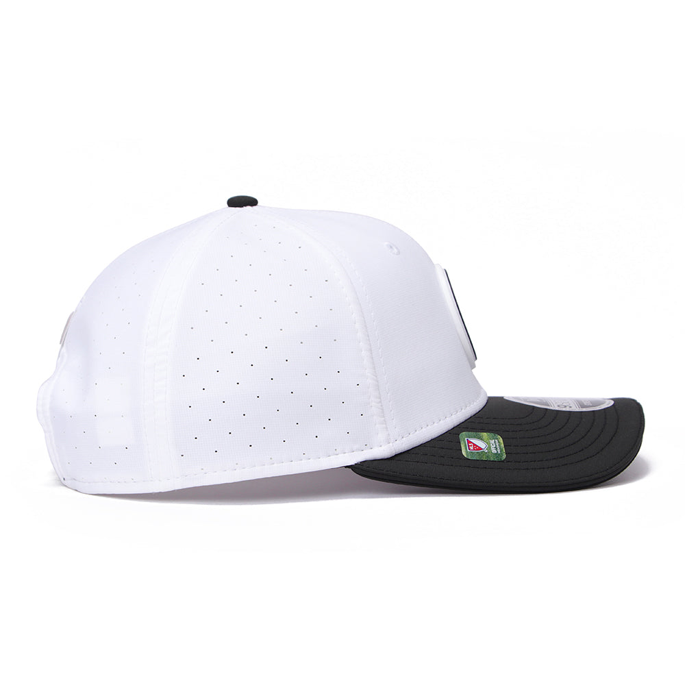 New Era Inter Miami FC MLS26 Kick Off White OTC 9SEVENTY Stretch Snapback Cap