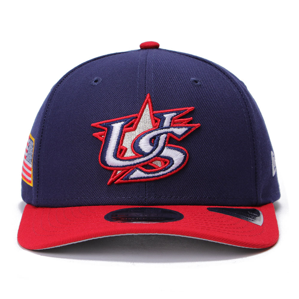 New Era World Baseball Classic USA OTC 9SEVENTY Stretch Snapback Cap