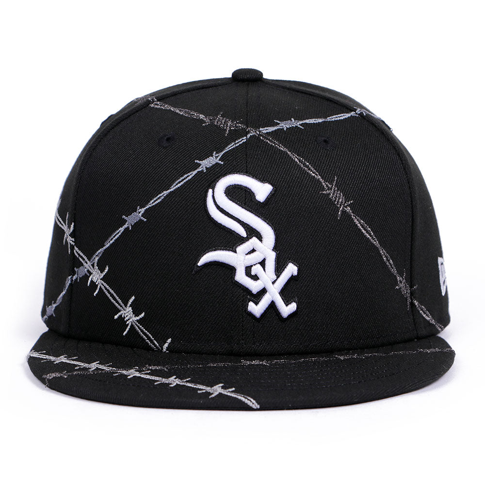 New Era Chicago White Sox Halloween Wire Black 59FIFTY Fitted Cap