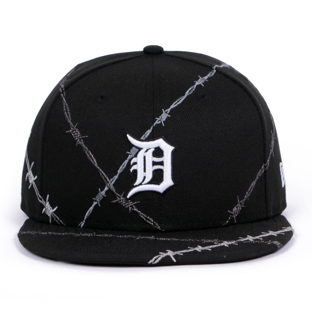 New Era Detroit Tigers Halloween Wire Black 59FIFTY Fitted Cap