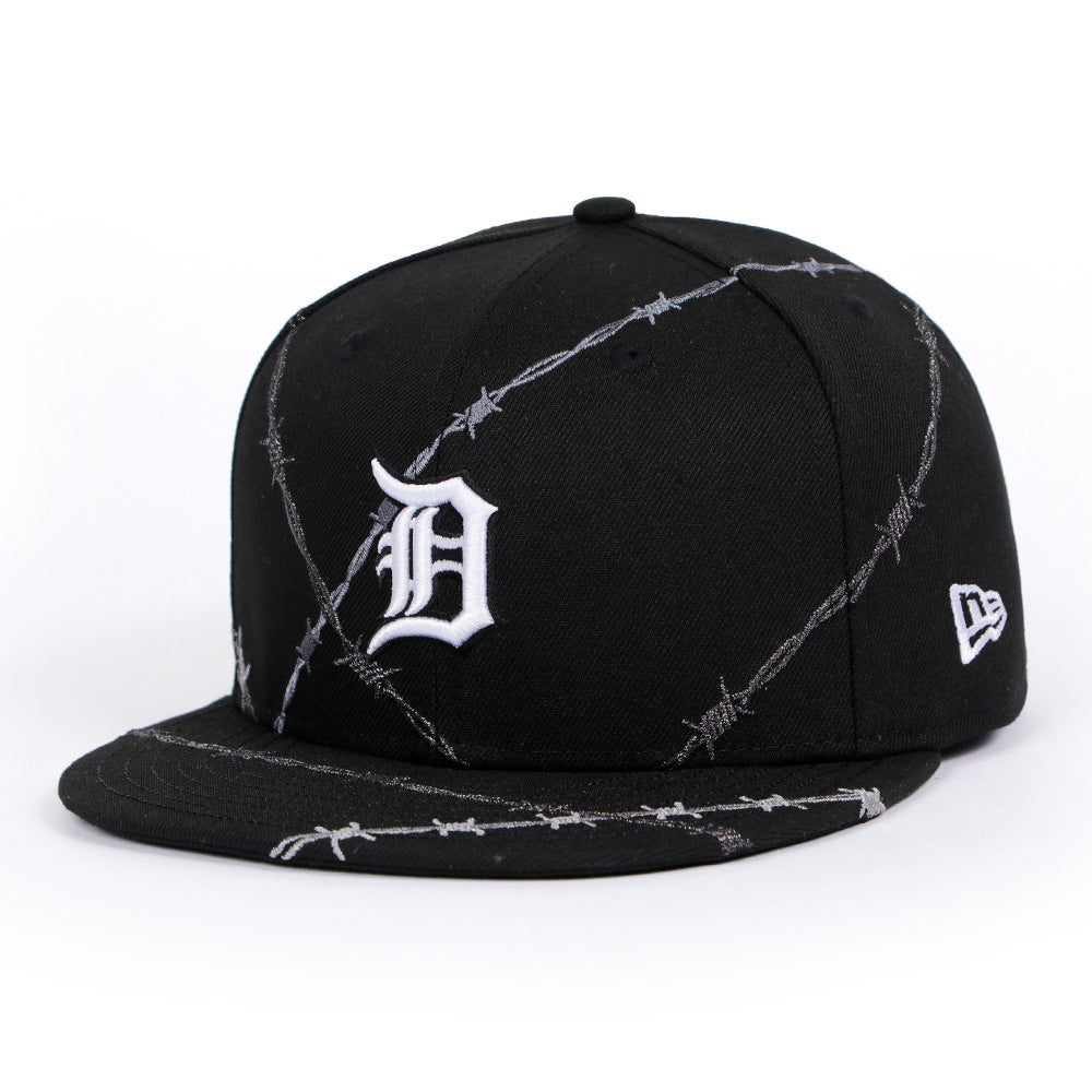 New Era Detroit Tigers Halloween Wire Black 59FIFTY Fitted Cap