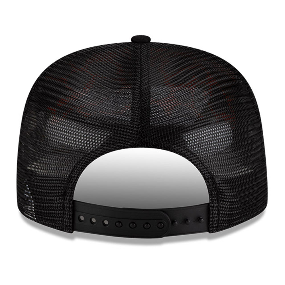 New Era National Basketball Association All Star Game 2026 x Alpha Industries Black 9FIFTY A-Frame Trucker Snapback Cap