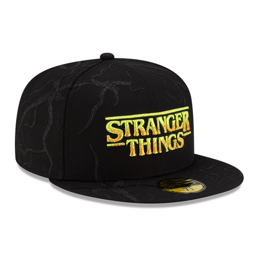 New Era x Stranger Things Title Black 59FIFTY Fitted Cap