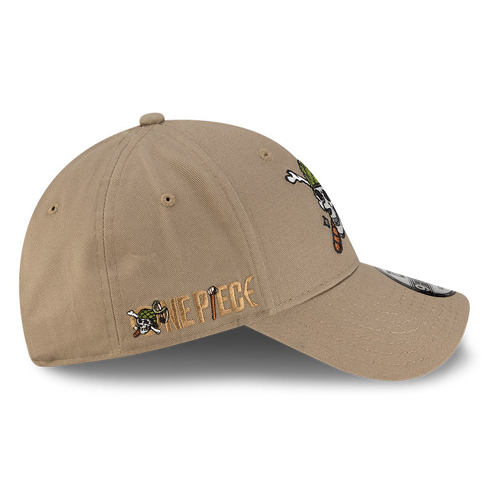 New Era x One Piece Usopp Khaki 9FORTY Adjustable Cap
