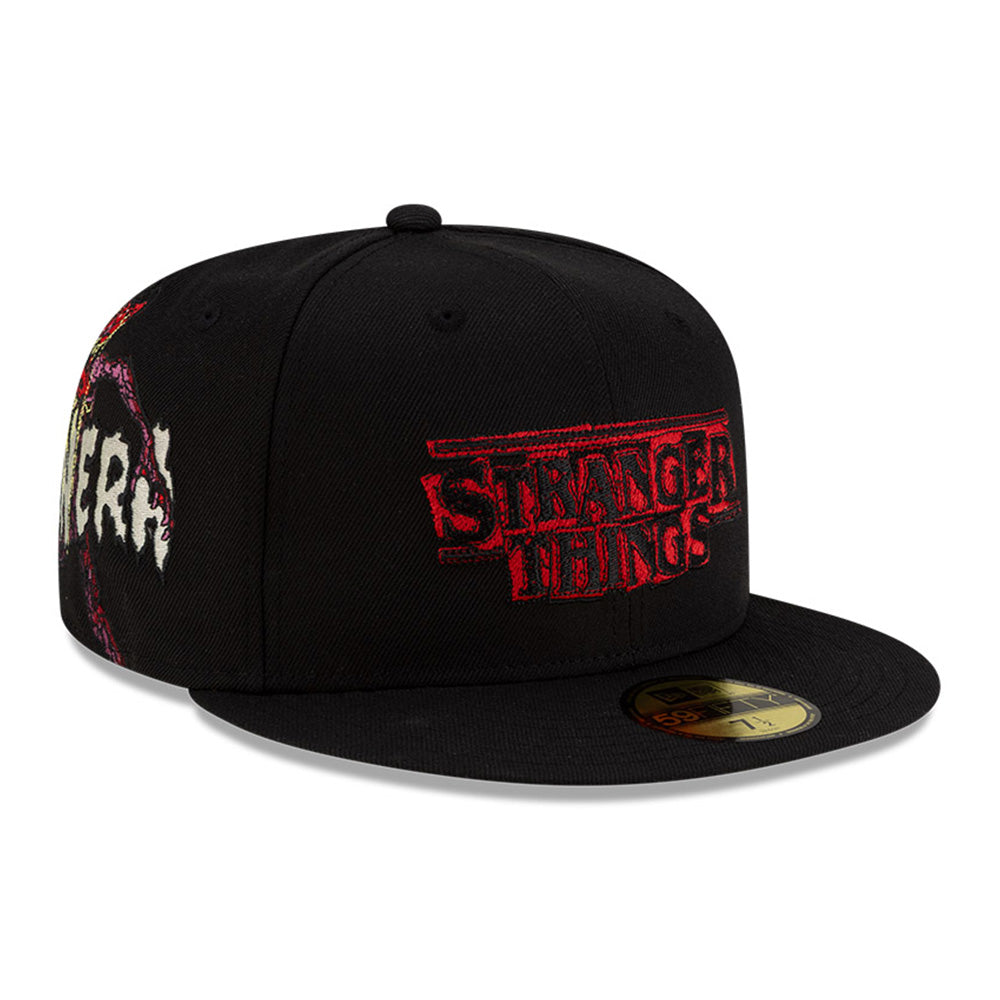 New Era x Stranger Things All Over Black 59FIFTY FItted Cap
