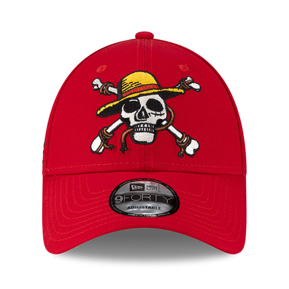New Era x One Piece Luffy Red 9FORTY Adjustable Cap