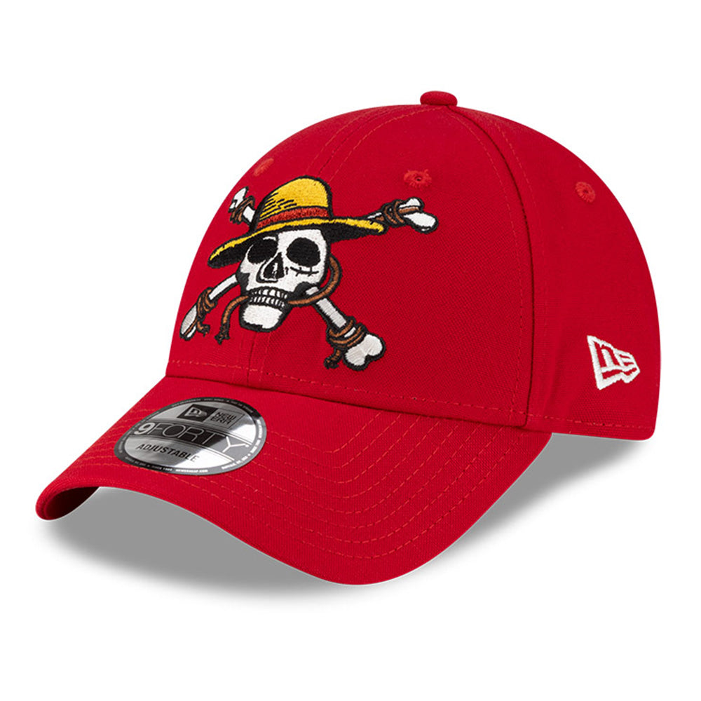New Era x One Piece Luffy Red 9FORTY Adjustable Cap