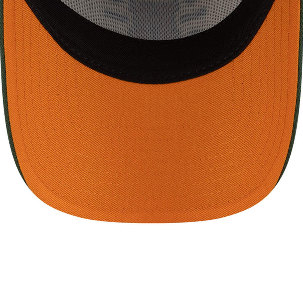 New Era x Stranger Things Hawkins High Green 9FORTY E-Frame Trucker Snapback Cap