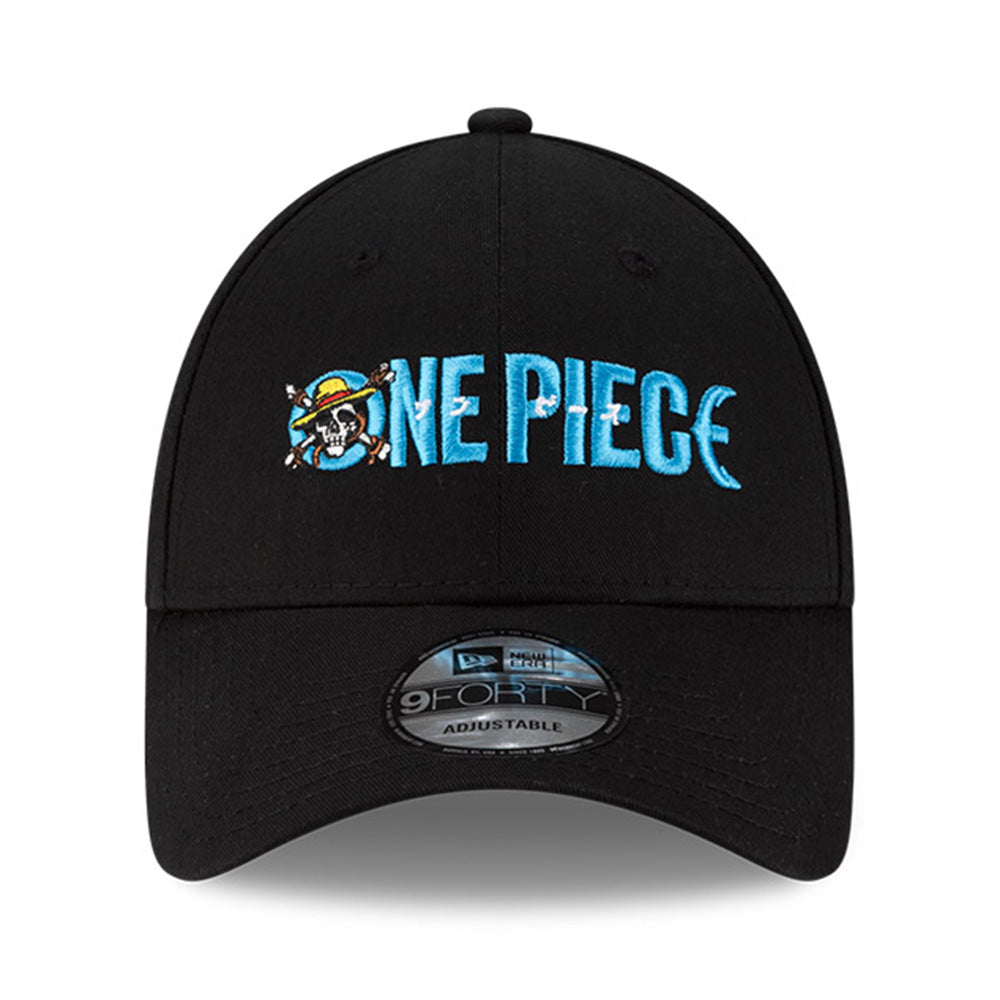 New Era x One Piece Logo Black 9FORTY Adjustable Cap