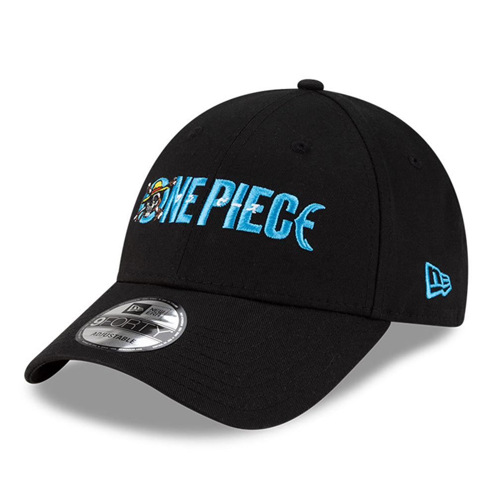 New Era x One Piece Logo Black 9FORTY Adjustable Cap
