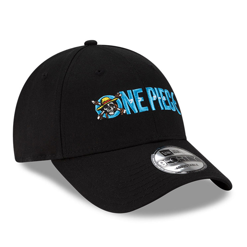 New Era x One Piece Logo Black 9FORTY Adjustable Cap