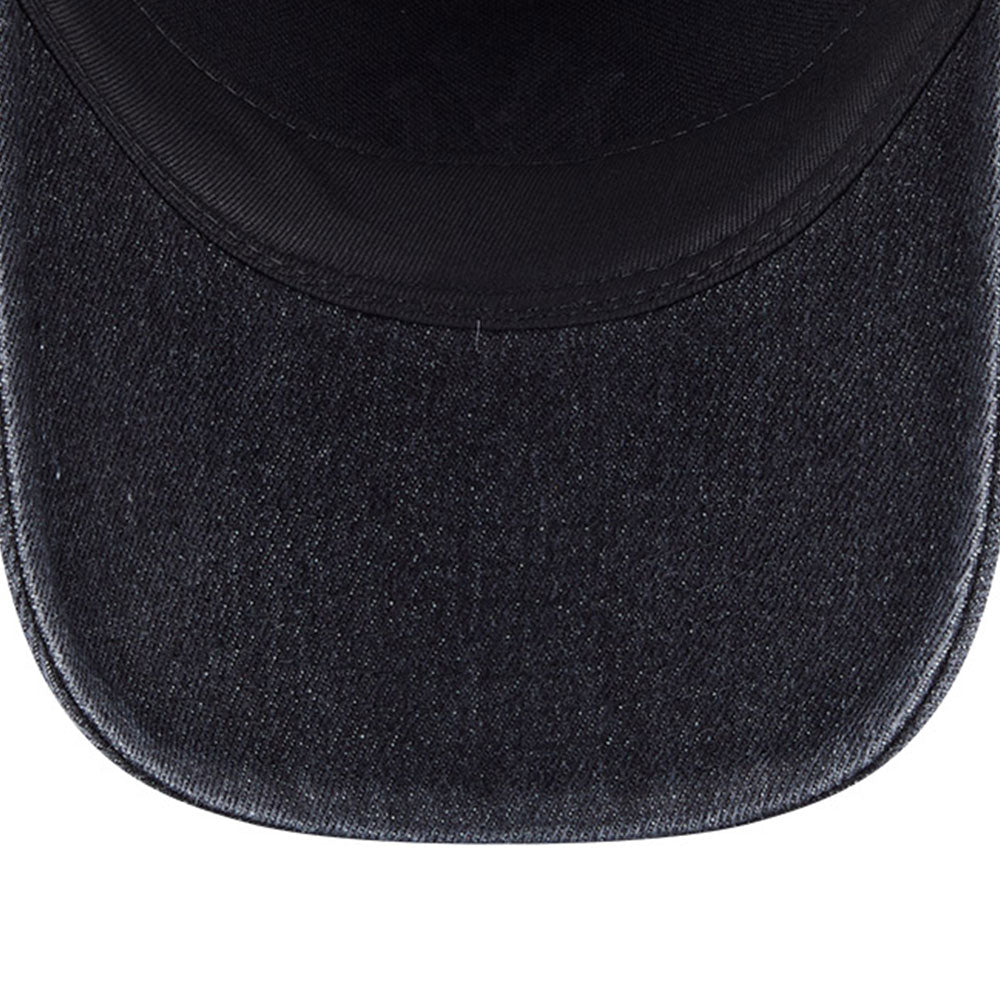 New Era New York Yankees Washed Denim Q126 Black 9FORTY A-Frame Trucker Adjustable Cap