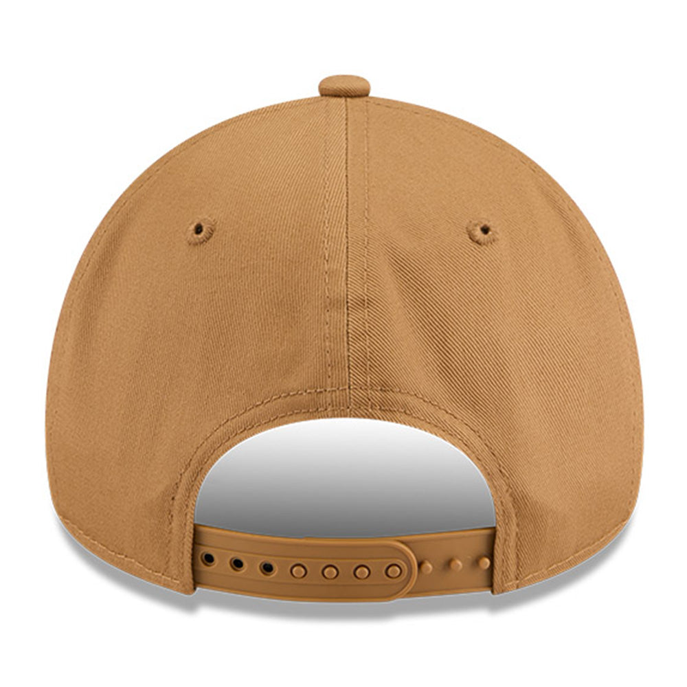 New Era Los Angeles Dodgers Double Logo Wheat 9FORTY A-Frame Snapback Cap
